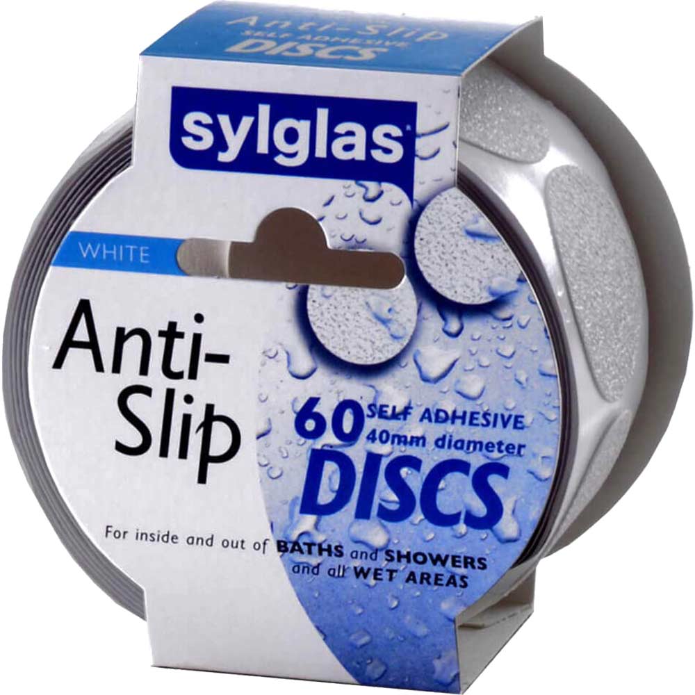 Image of Sylglas Anti Slip Strips White Pack of 60