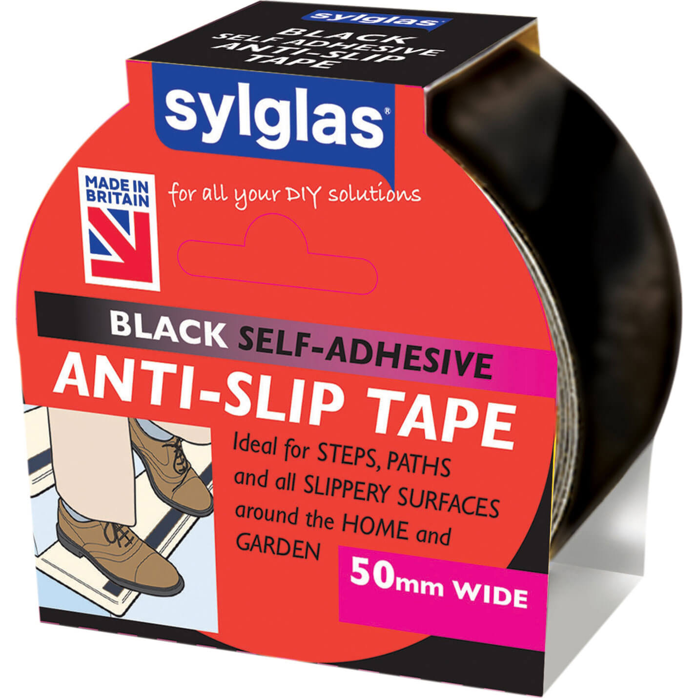 Image of Sylglas Anti-Slip Tape 50mm x 18m Black