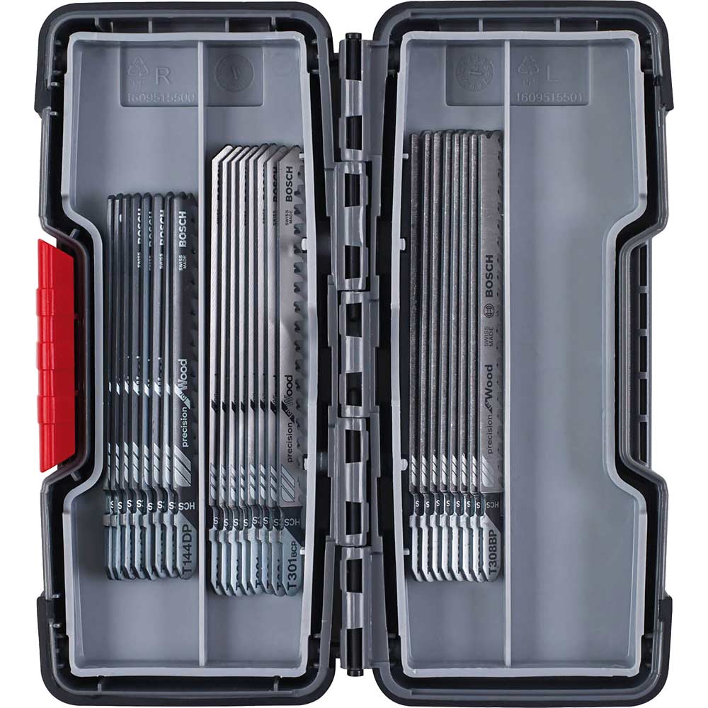 Photo of Bosch 30 Piece Precision Wood Cutting Jigsaw Blade Set