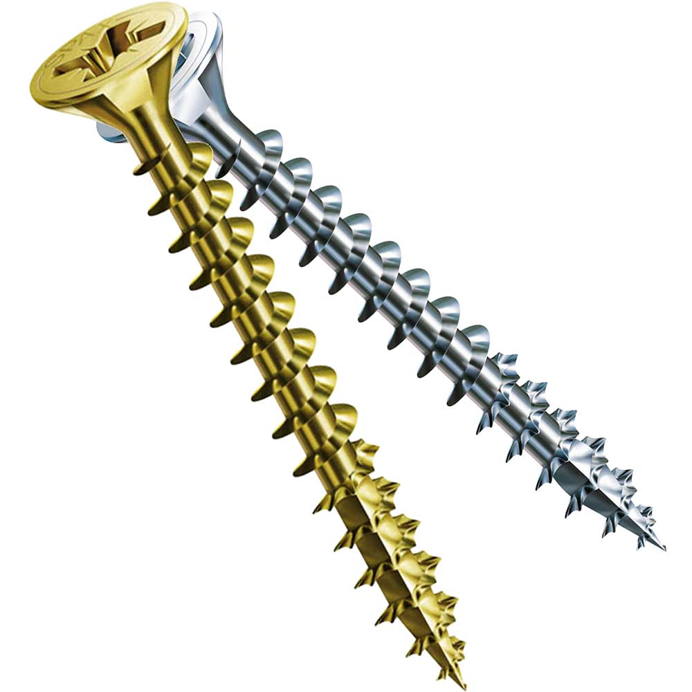 Spax S 4.5 x 25mm Pozi Self Countersinking Head Wood Screws Box Of 200