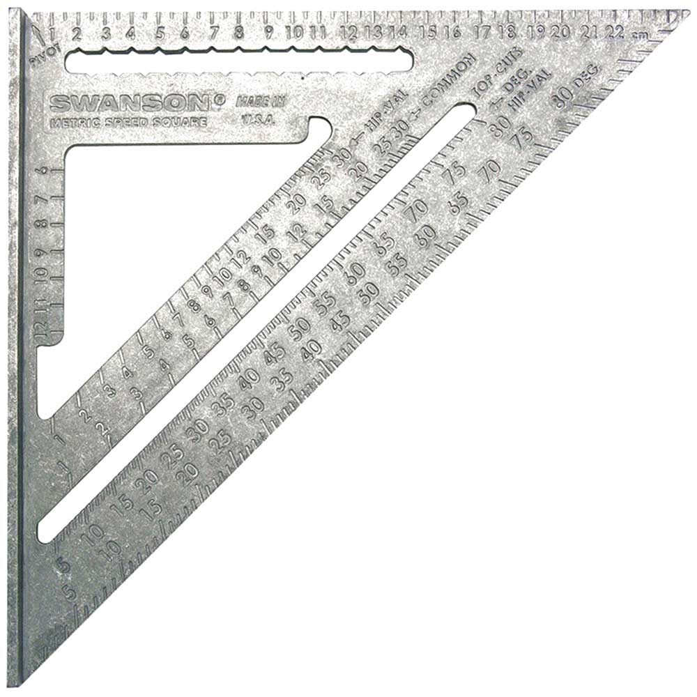 Swanson Carpenters Speed Square Metric 250mm