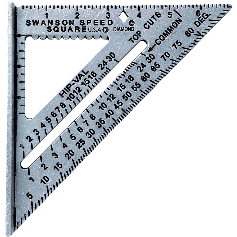 Image of Swanson Carpenters Speed Square Imperial 180mm