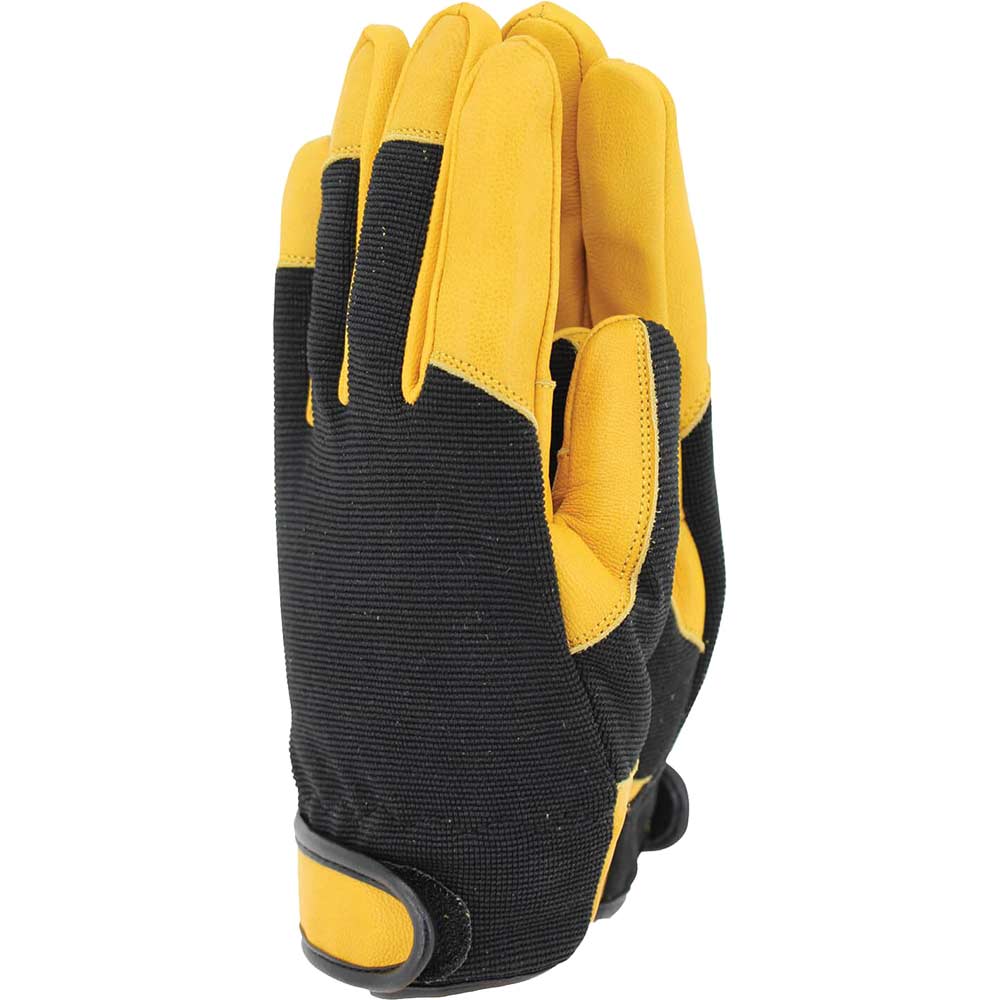 Photo of Town And Country Thermal Lined Comfort Fit Gardening Gloves Black / Yellow L