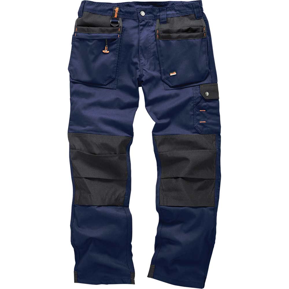 Image of Scruffs Worker Plus Trouser Navy 34" 32"