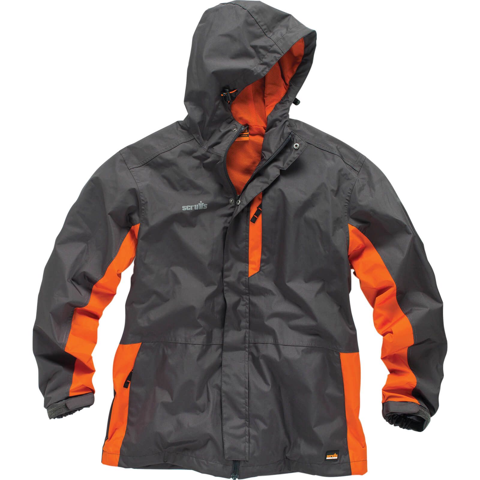 Scruffs Worker Jacket Graphite / Orange L