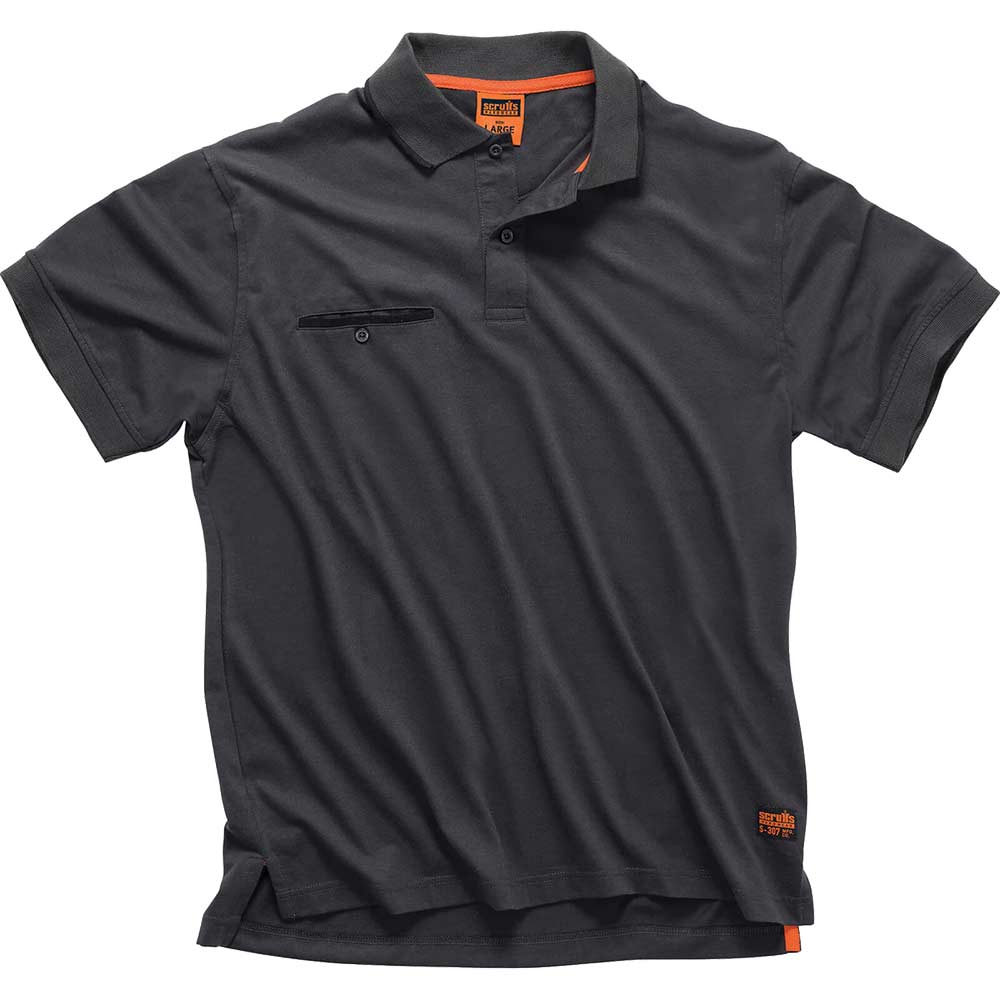 Image of Scruffs Worker Polo Graphite XXL