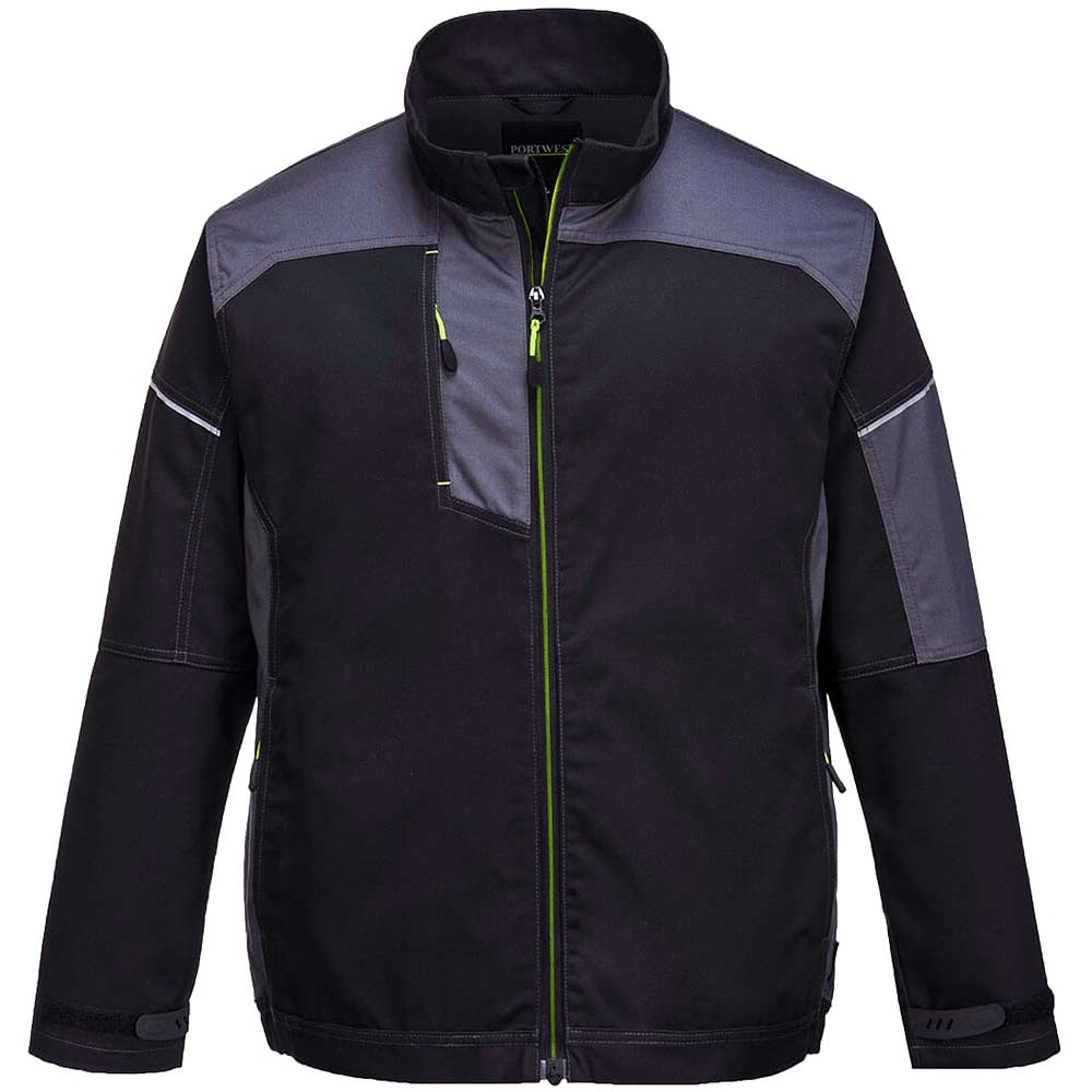 Photo of Pw3 Mens Urban Work Jacket Black / Grey M