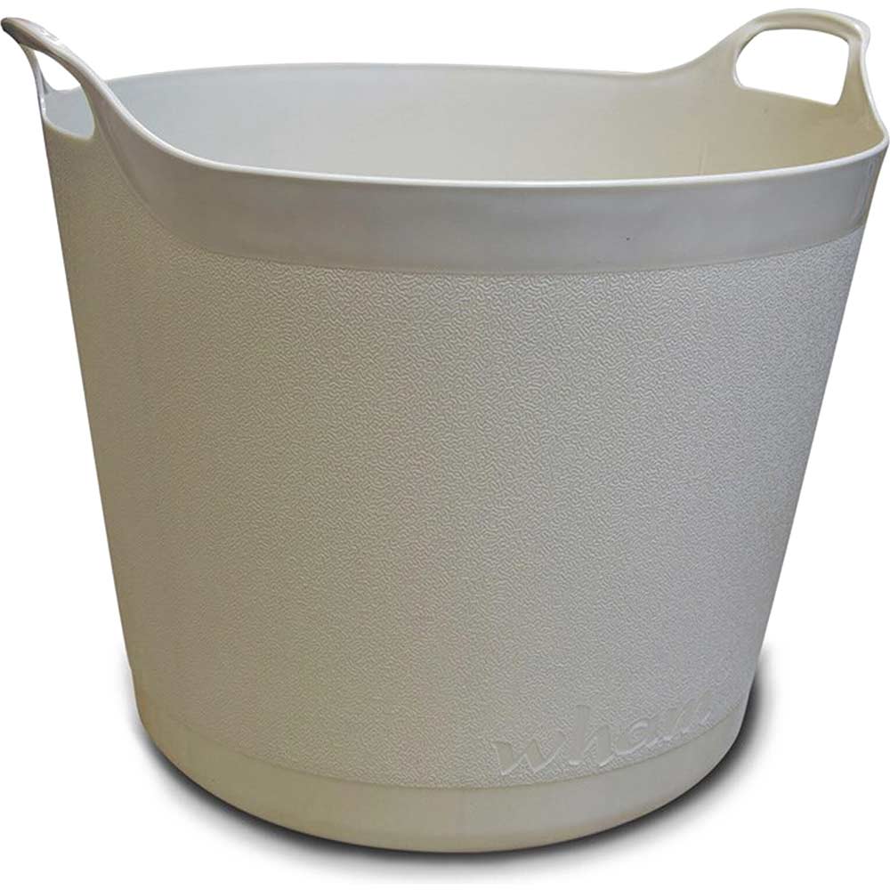 thumbnail image 2 of Food Grade Flexi Tub Buckets With Handle – White Plastic Buckets For Food Prep, Ice, Beer, BBQs (Multiple Sizes) 2 of 6