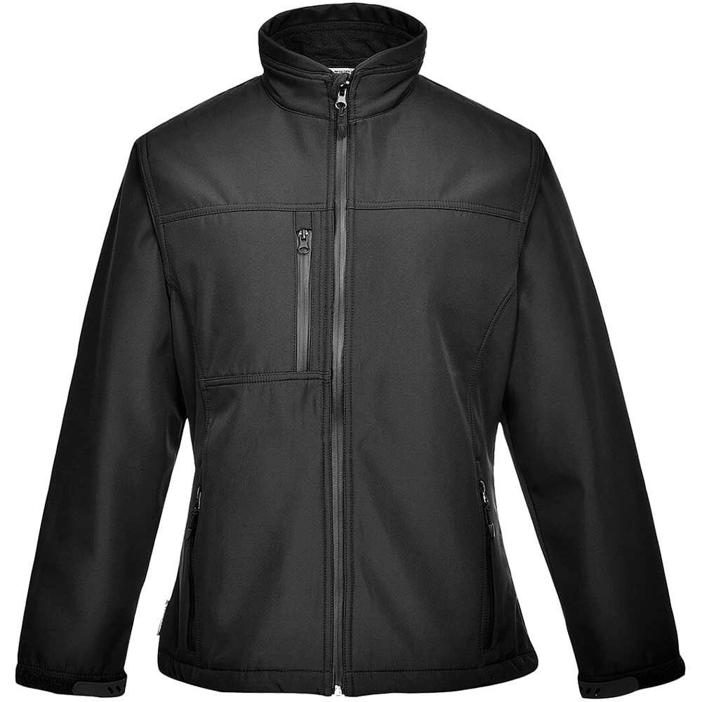 Picture of Portwest Ladies Charlotte Softshell Jacket Black L