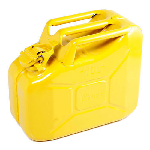Image of Sirius Explosion Safe Metal Jerry Can 10l Yellow