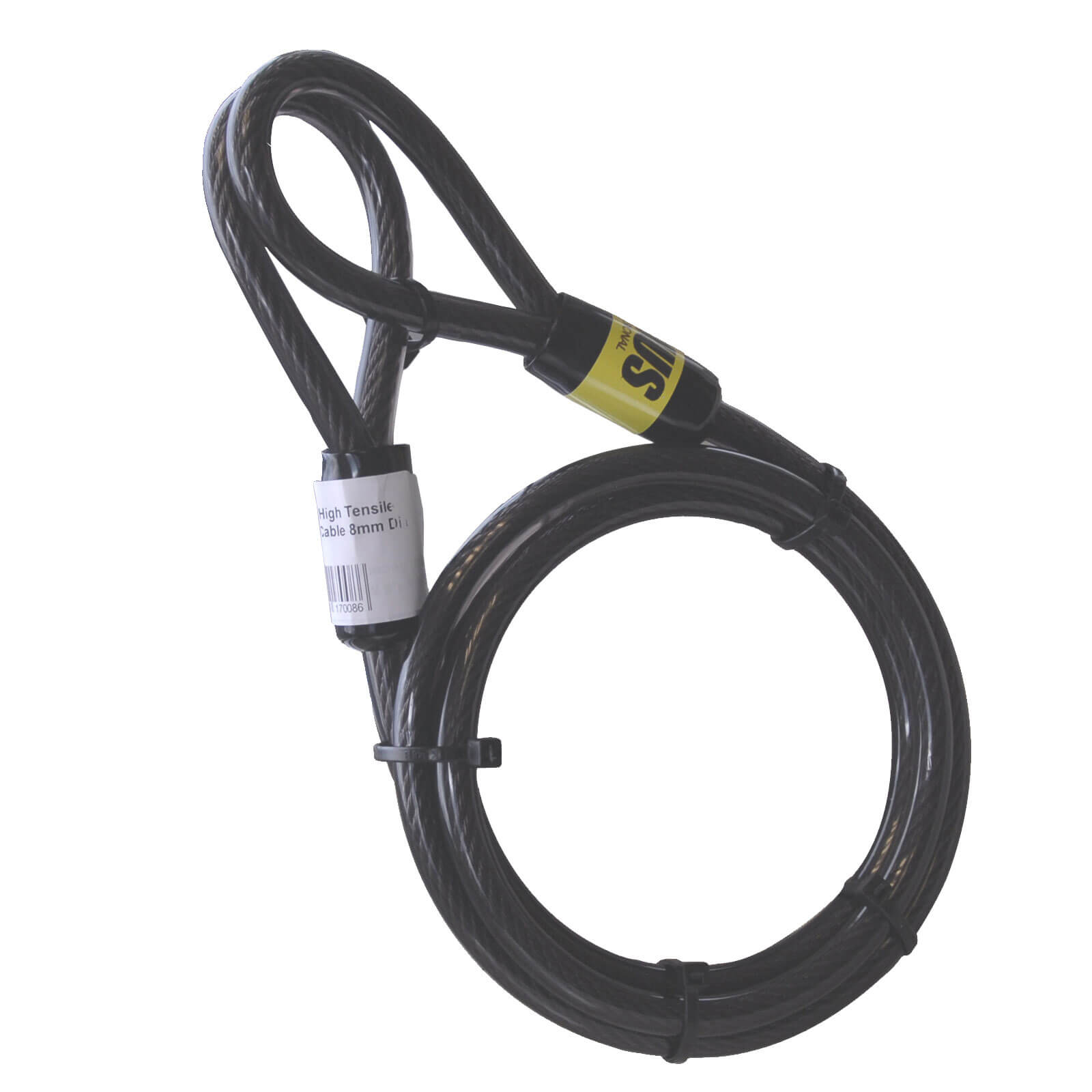 Image of Sirius High Tensile Heavy Duty Steel Security Cable 8mm 1800mm