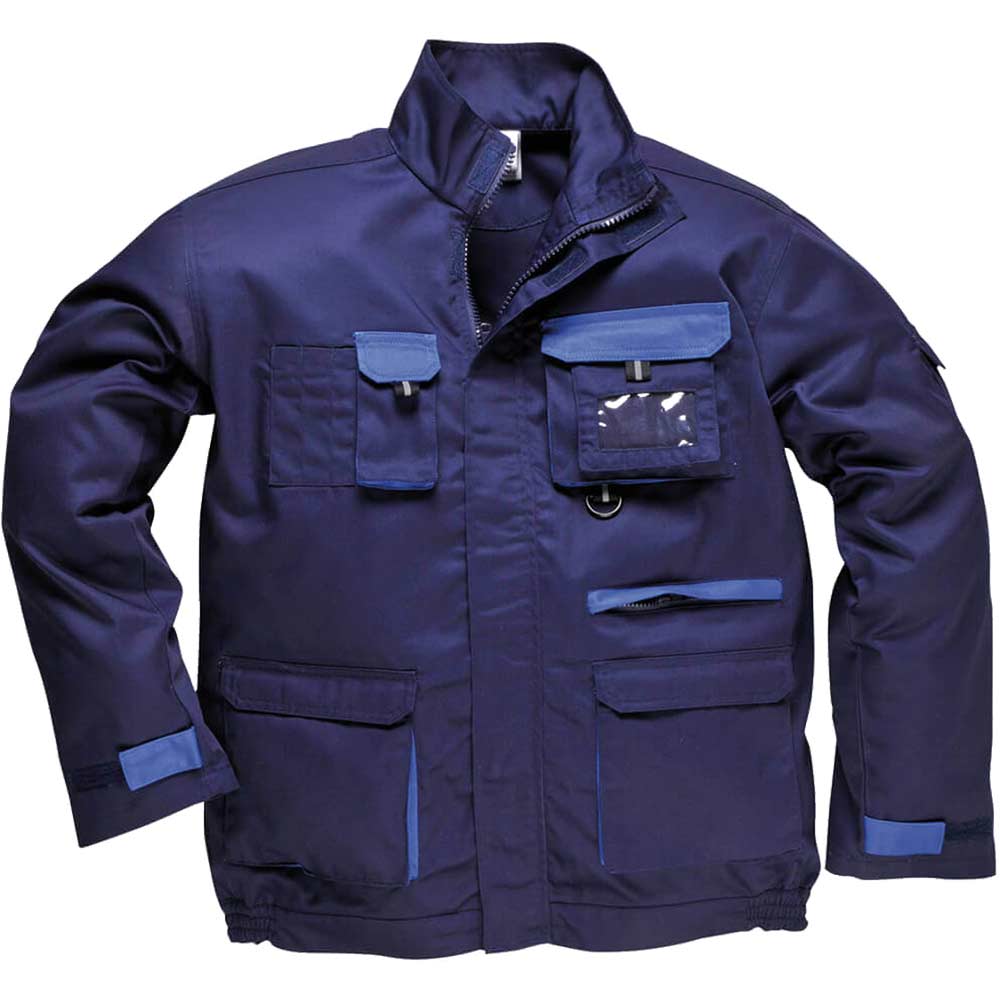 Photo of Portwest Mens Texo Contrast Work Jacket Navy Xs