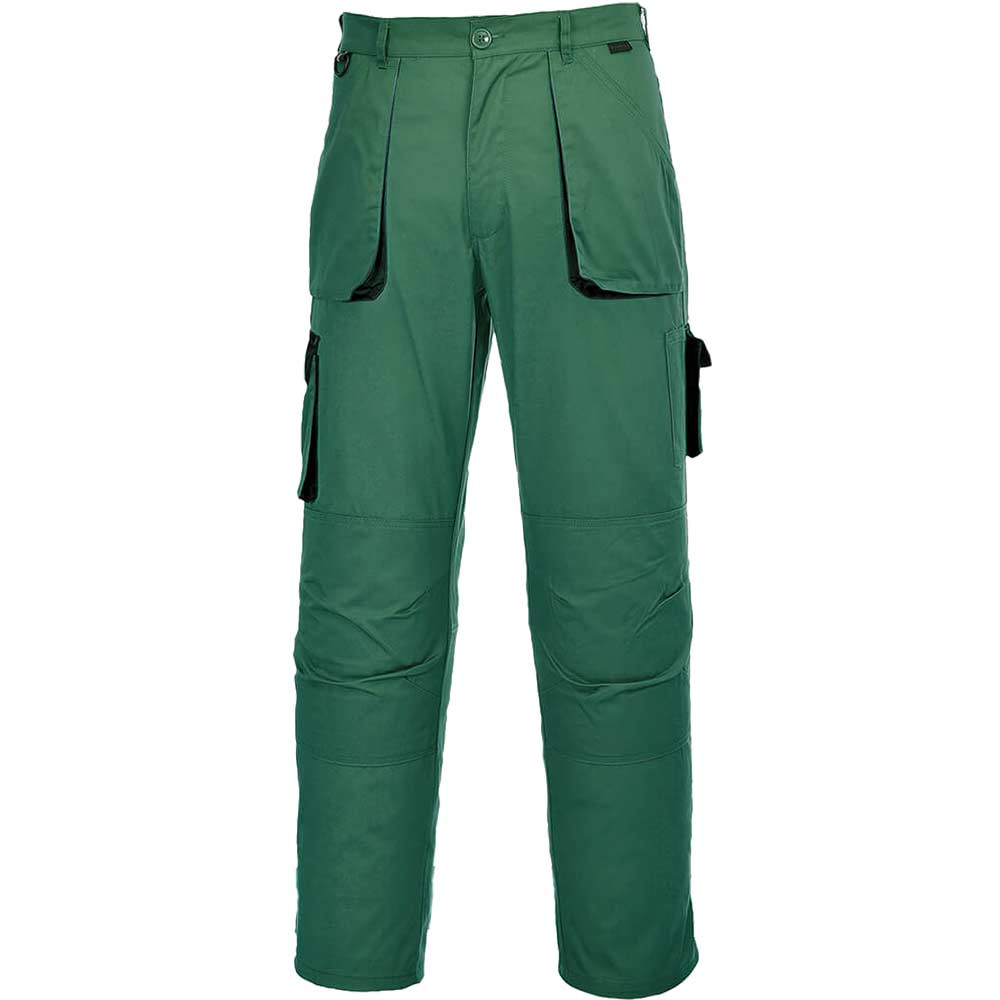 Photo of Portwest Tx11 Texo Contrast Trouser Bottle Green Extra Large 31