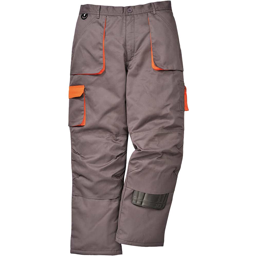 Photo of Portwest Tx16 Contrast Lined Trousers Grey 2xl