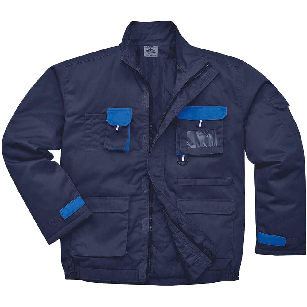 Photo of Portwest Mens Texo Contrast Padded Jacket Navy M