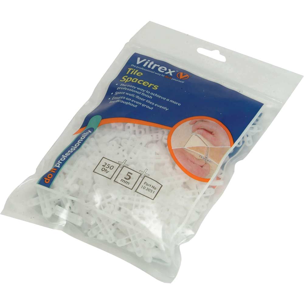 Image of Vitrex Floor Tile Spacers 4mm Pack of 500