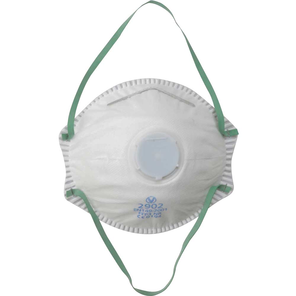 Vitrex Premium Moulded FFP3 Dust Mask Disposable Masks