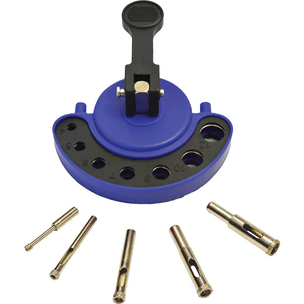 Vitrex Diamond Drill and Guide Kit Glass & Tile Drill Bits