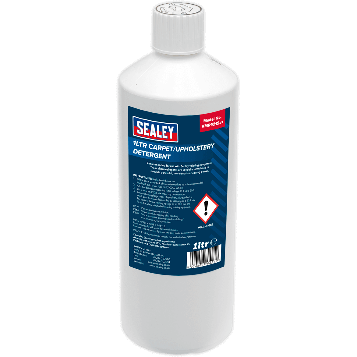 Image of Sealey Carpet and Upholstery Detergent 1l