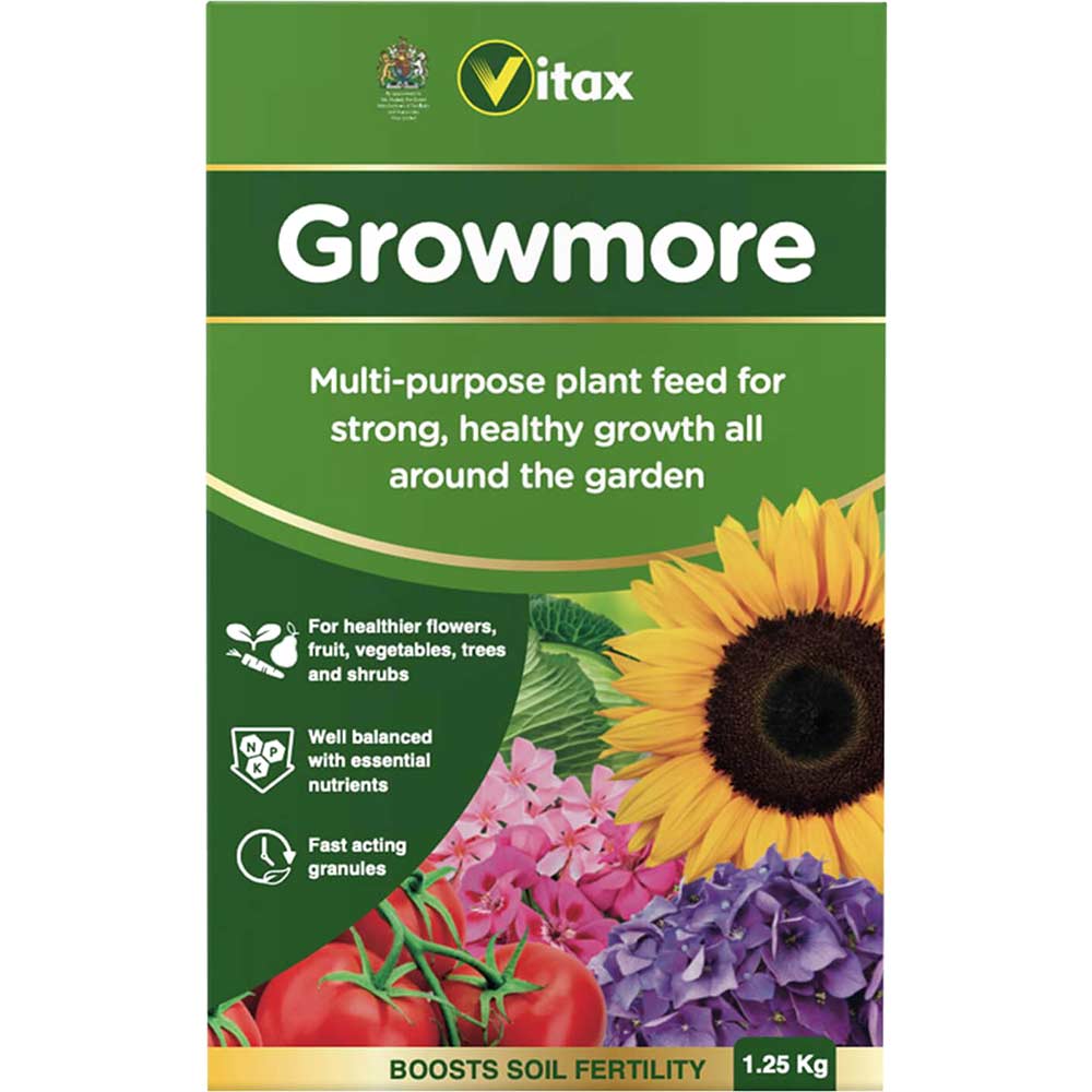 Image of Vitax Growmore Fertiliser 1.25kg