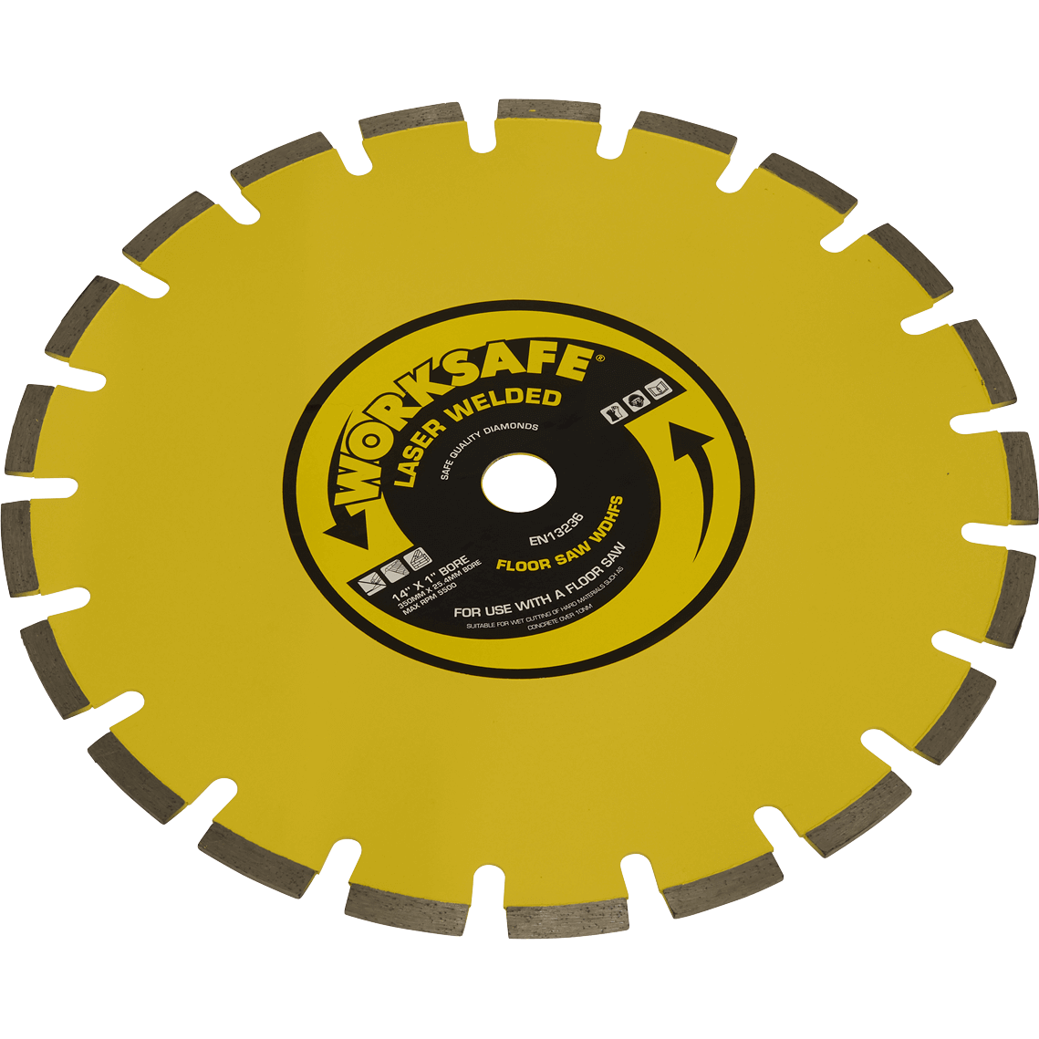 Sealey WDHFS Hard Material Cutting Disc 350mm 3.2mm 25.4mm