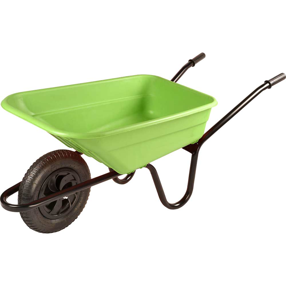 Image of Walsall The Shire Multi Purpose Wheelbarrow 90l Lime