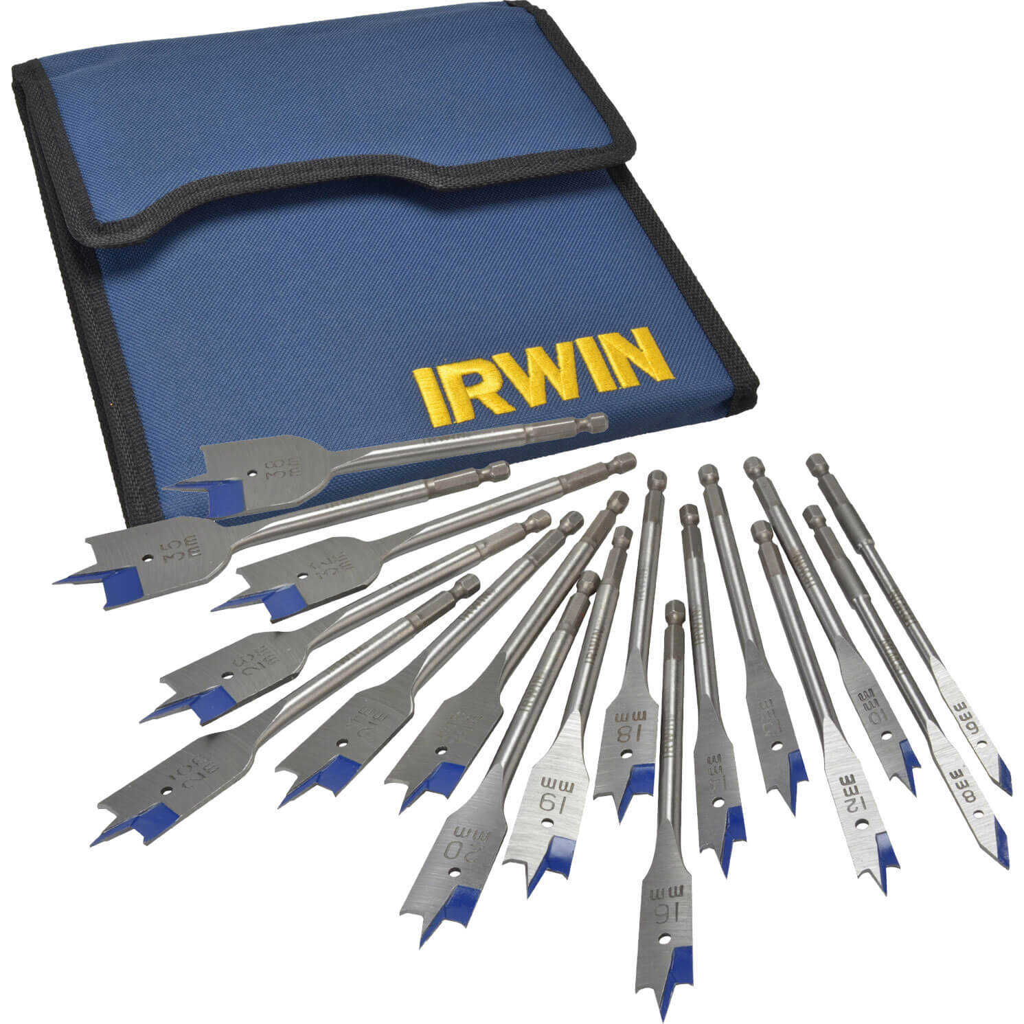 Irwin IRW10502814 4x Blue Groove Flat Bit 22 mm