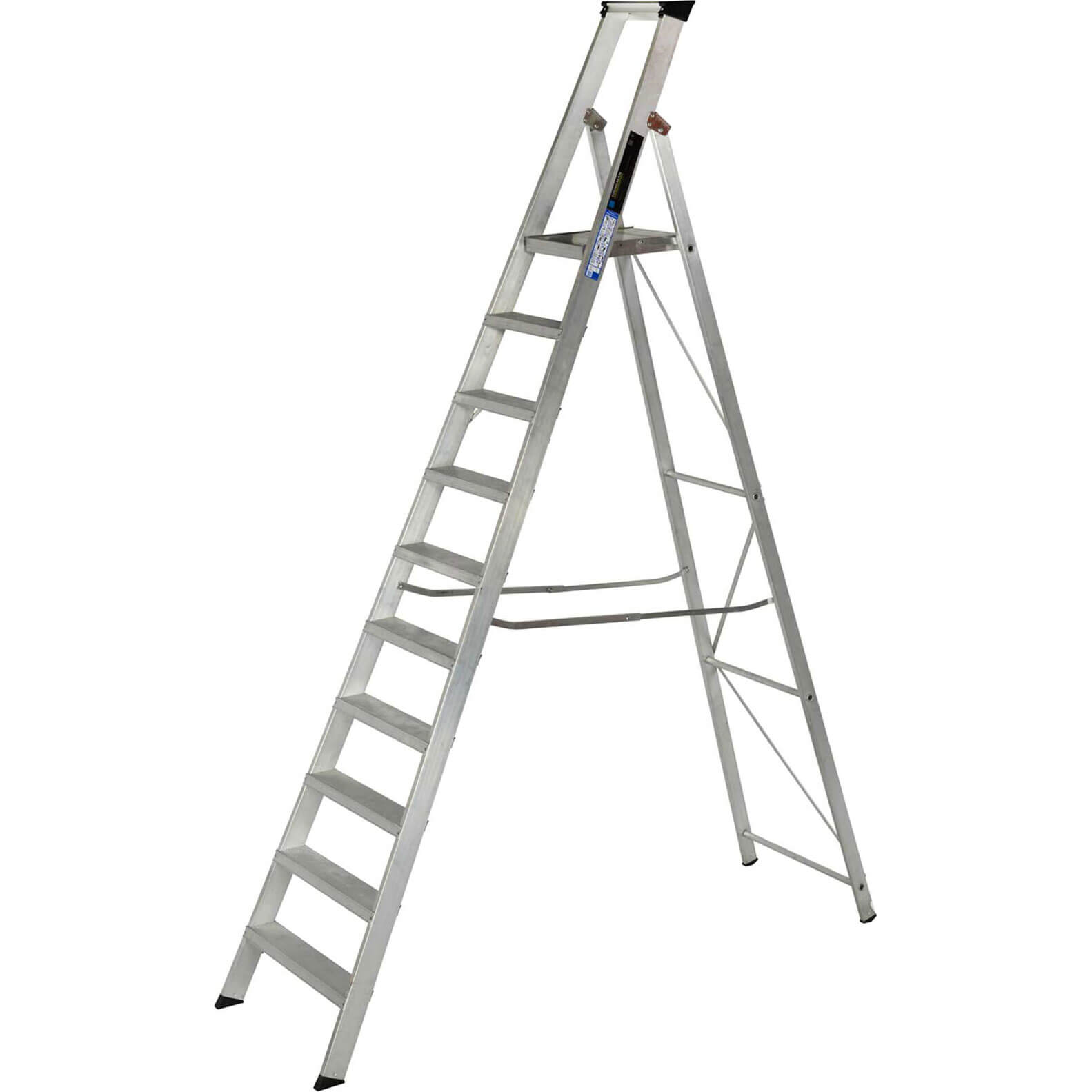 Youngman INDUSTRIAL Aluminium Platform Step Ladder 10