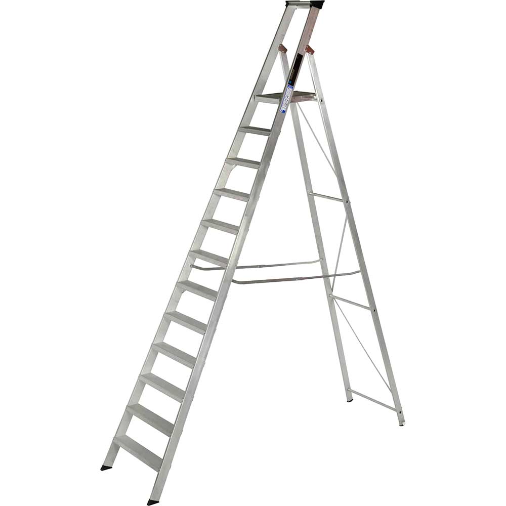Youngman INDUSTRIAL Aluminium Platform Step Ladder 12