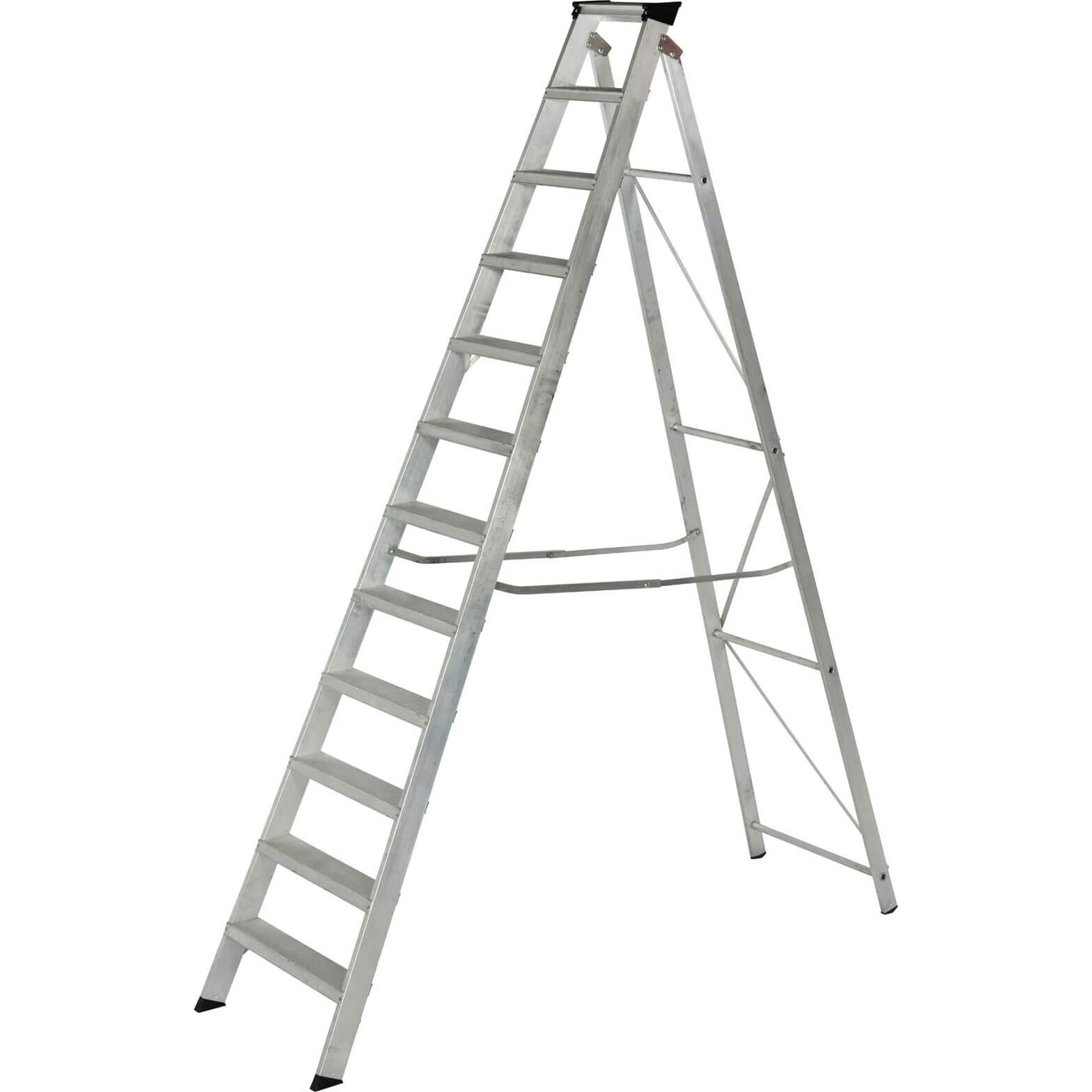 Youngman BUILDERS Aluminium Step Ladder 12