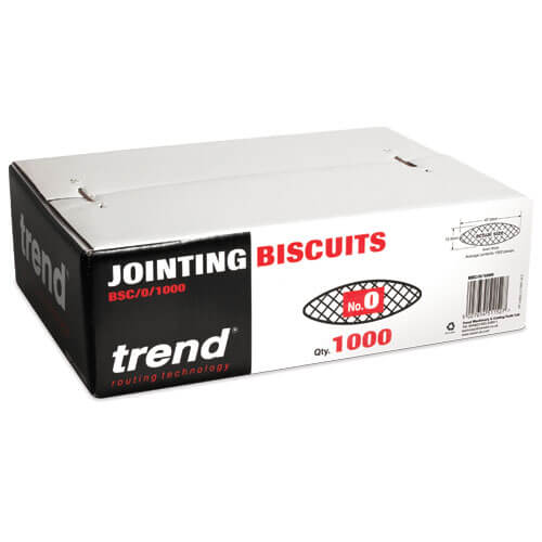 Photo of Trend Wood Jointing Biscuits Size 0 Pack Of 1000