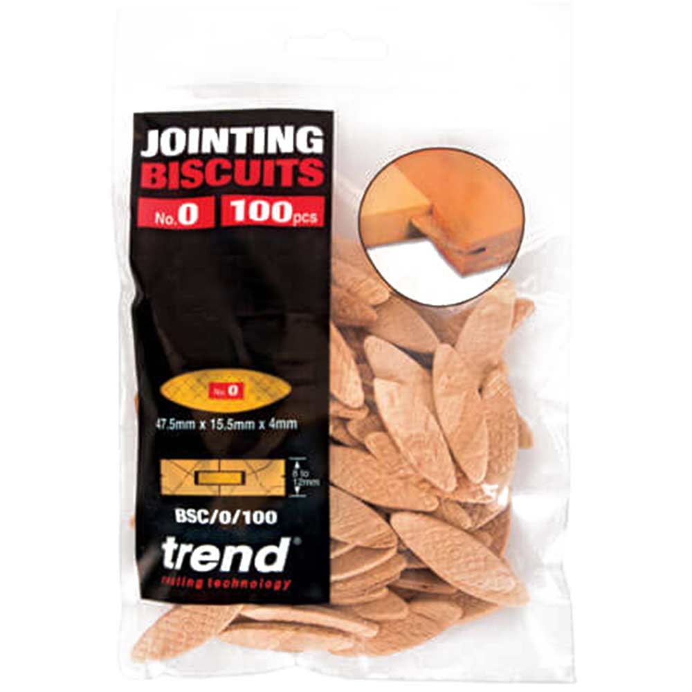 Photo of Trend Wood Jointing Biscuits Size 0 Pack Of 100