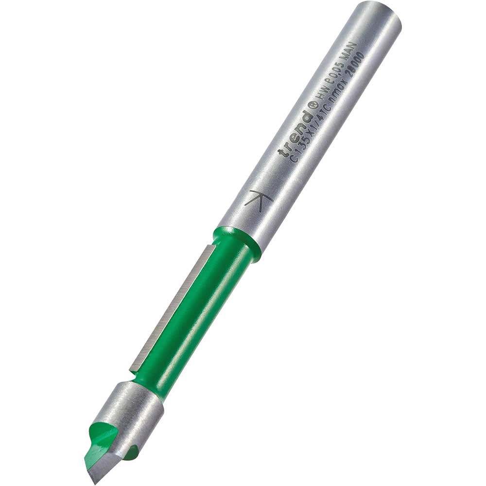 Photo of Trend Craftpro Giuded Pierce And Trim Router Cutter 6.3mm 18mm 1/4