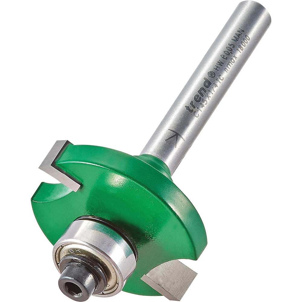 Photo of Trend Craftpro One Piece Slotting Router Cutter 6.3mm 31.8mm 1/4