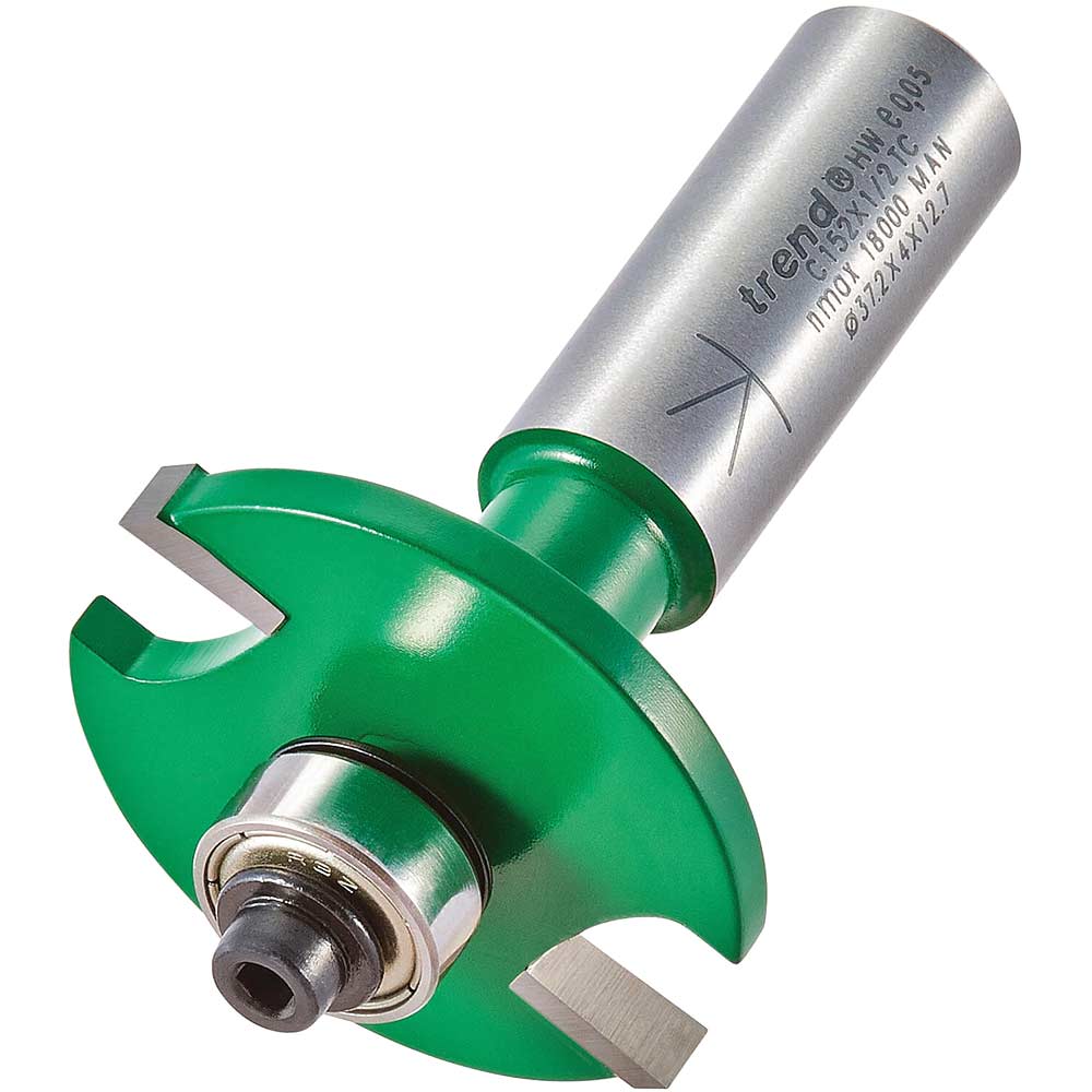 Photo of Trend Craftpro Bearing Guided Biscuit Jointer Set 4mm 37.2mm 1/2