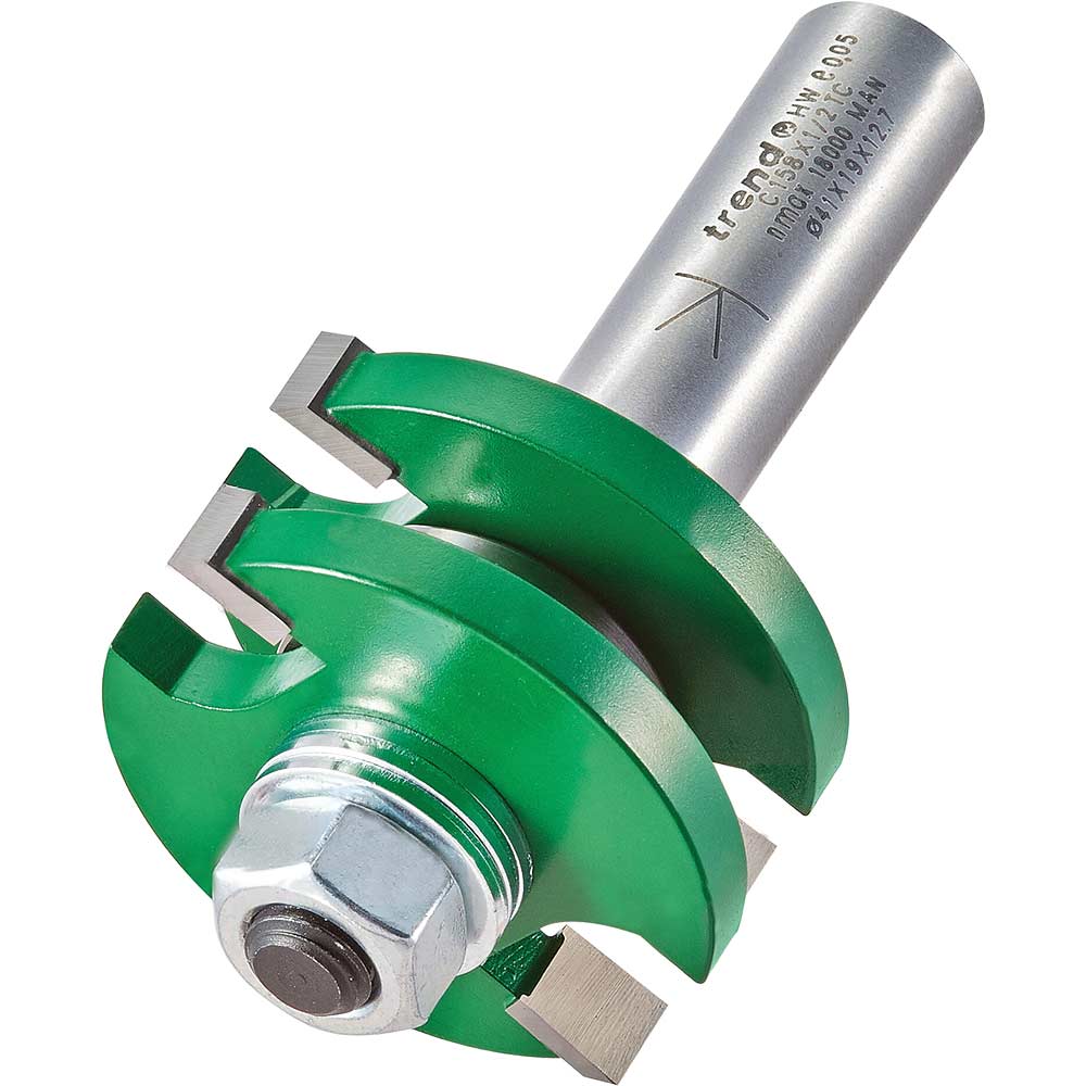 Photo of Trend Craftpro Tongue And Groover Router Cutter Set 41mm 6.35mm 1/2
