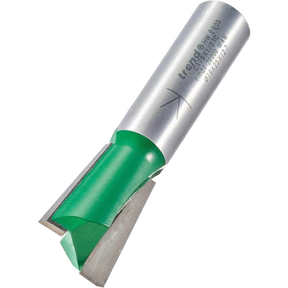 Photo of Trend Craftpro Large Dovetail Router Cutter 19mm 25mm 1/2
