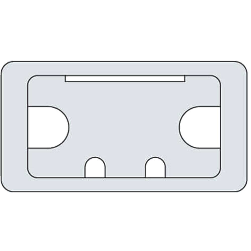 Photo of Trend Desk Work Top Cable Tidy Inserts Grey 105mm
