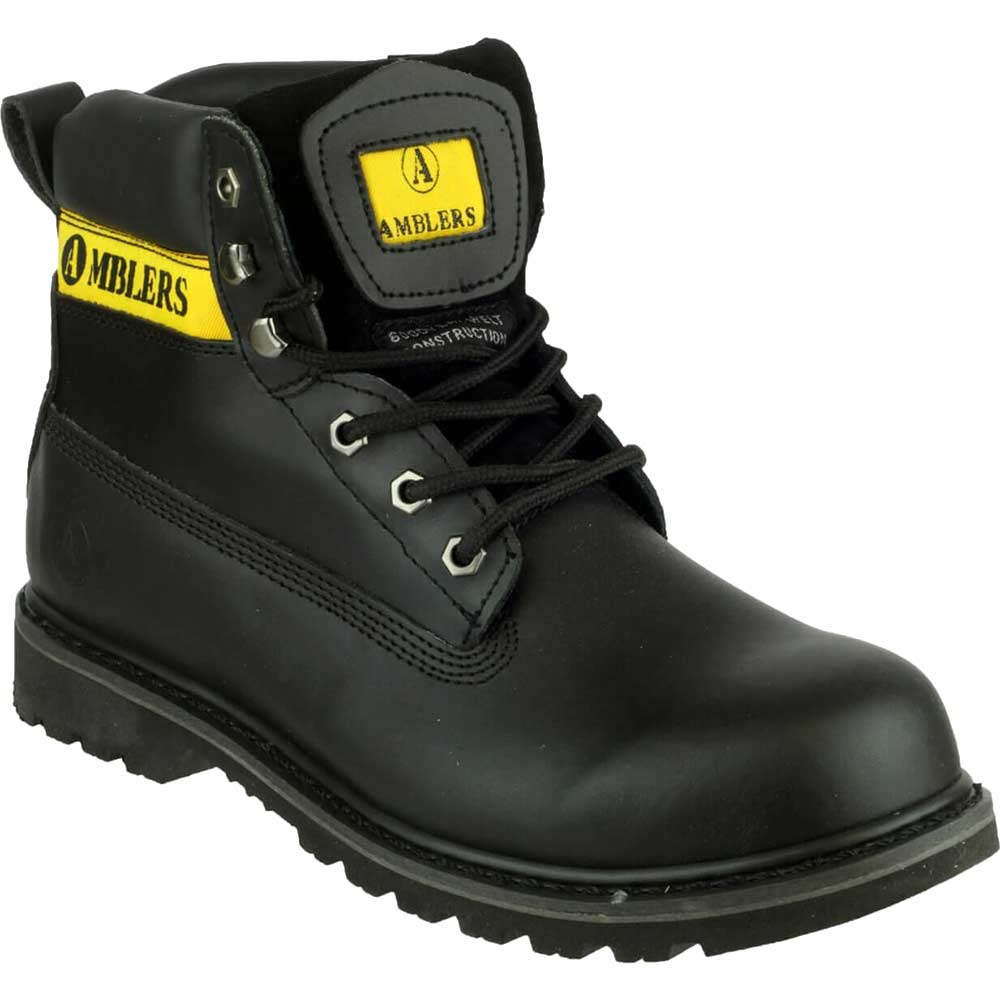 Image of Amblers Mens Banbury Casual Boots Black Size 6