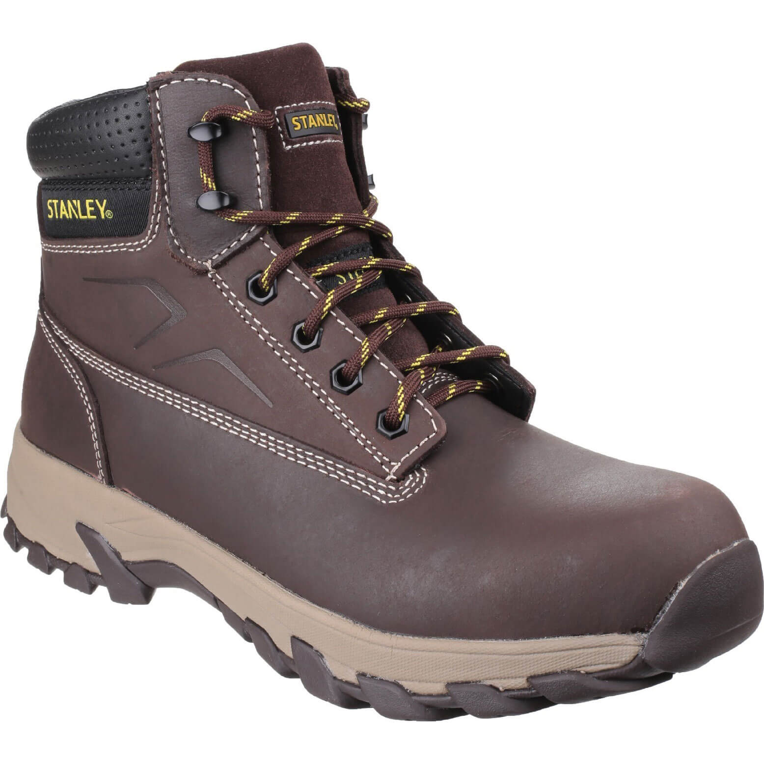 Stanley Tradesman Safety Boots Brown Size 12