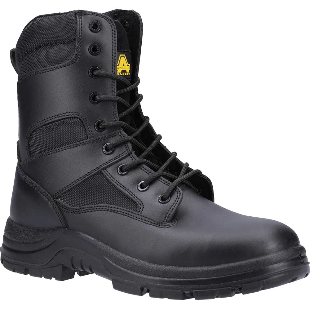 Photo of Amblers Mens Safety Fs009c Water Resistant Hi-leg Safety Boots Black Size 6