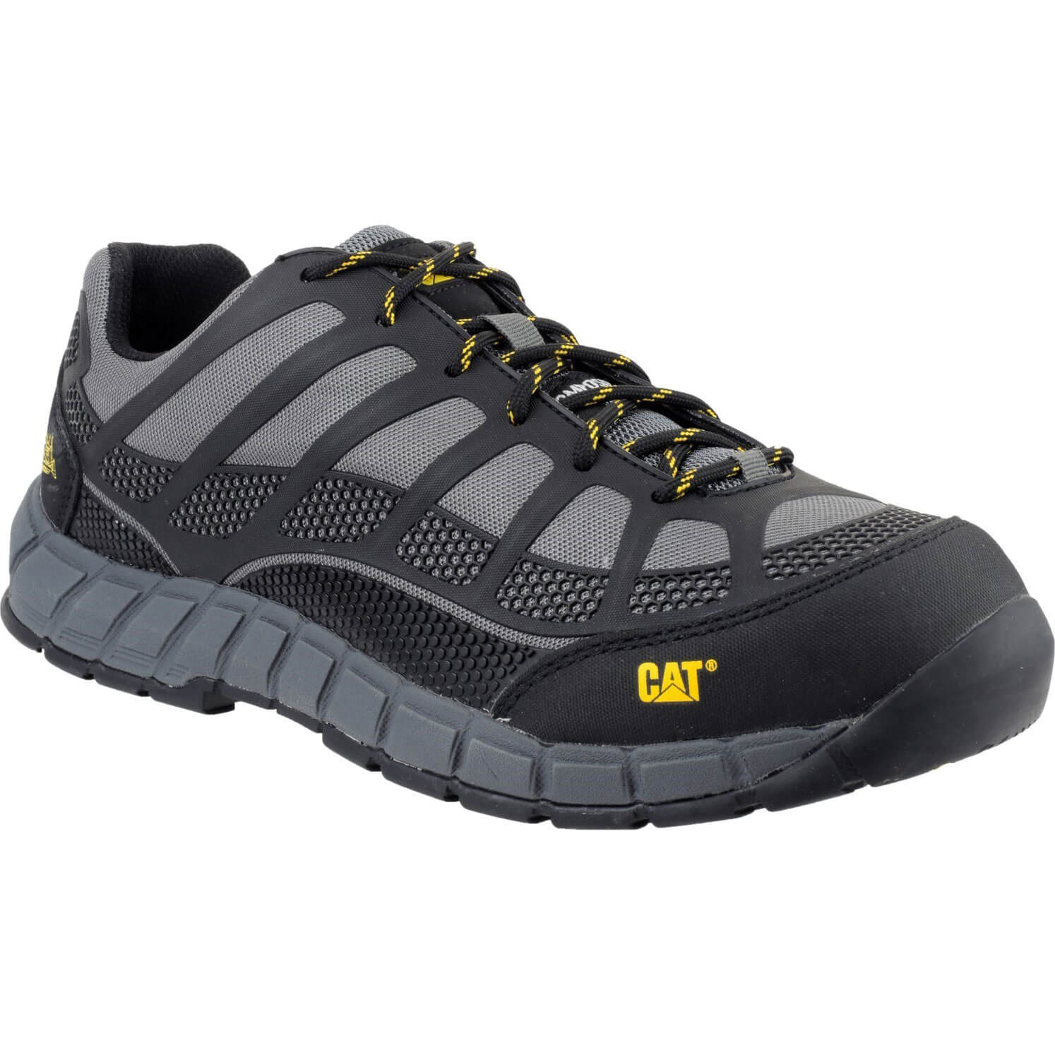 Caterpillar Streamline Leather Safety Shoe Charcoal Size 6