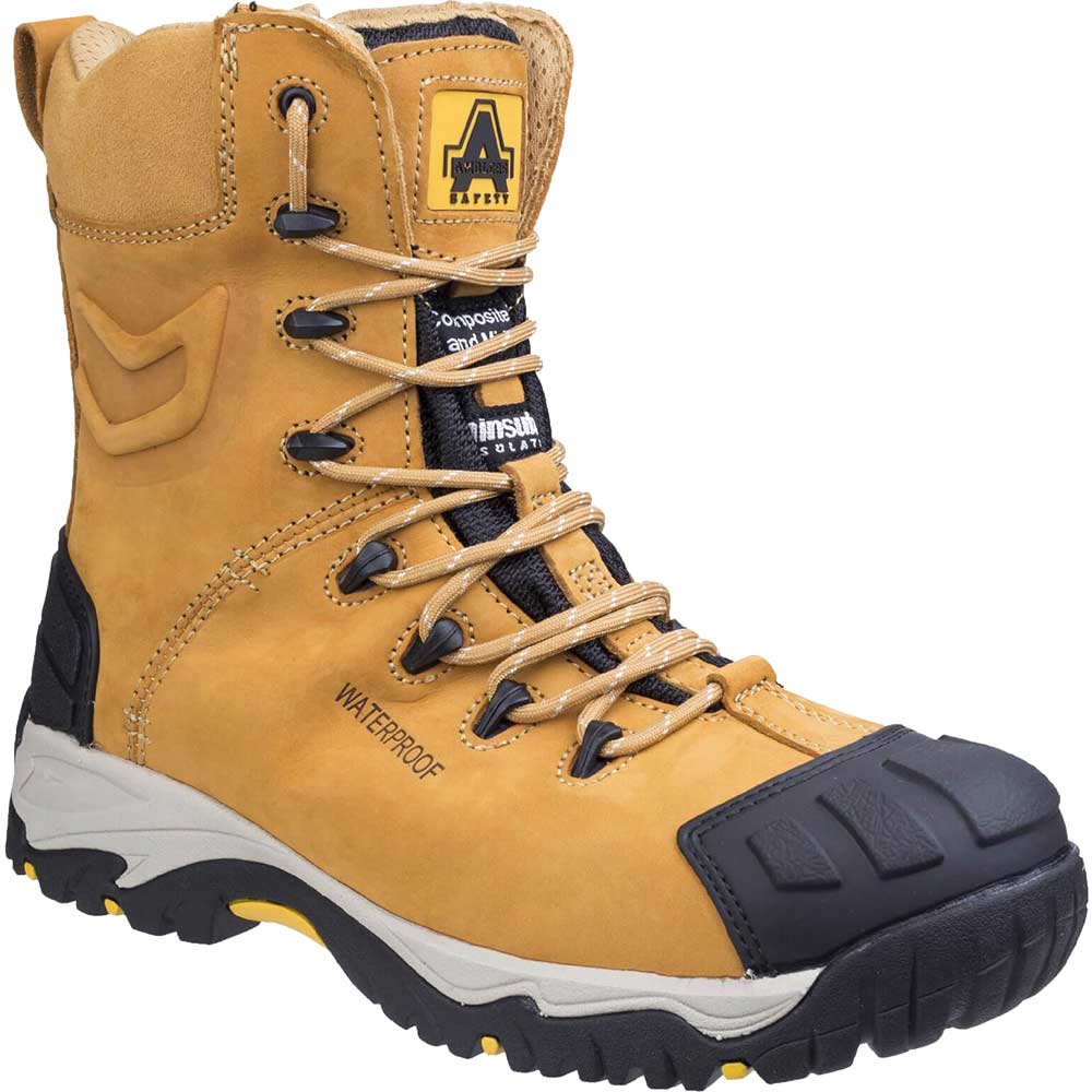 Photo of Amblers Mens Safety Fs998 Waterproof Safety Boots Honey Size 6