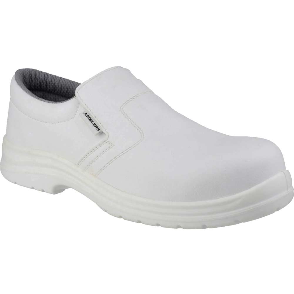 Photo of Amblers Safety Fs510 Metal-free Water-resistant Slip On Safety Shoe White Size 5