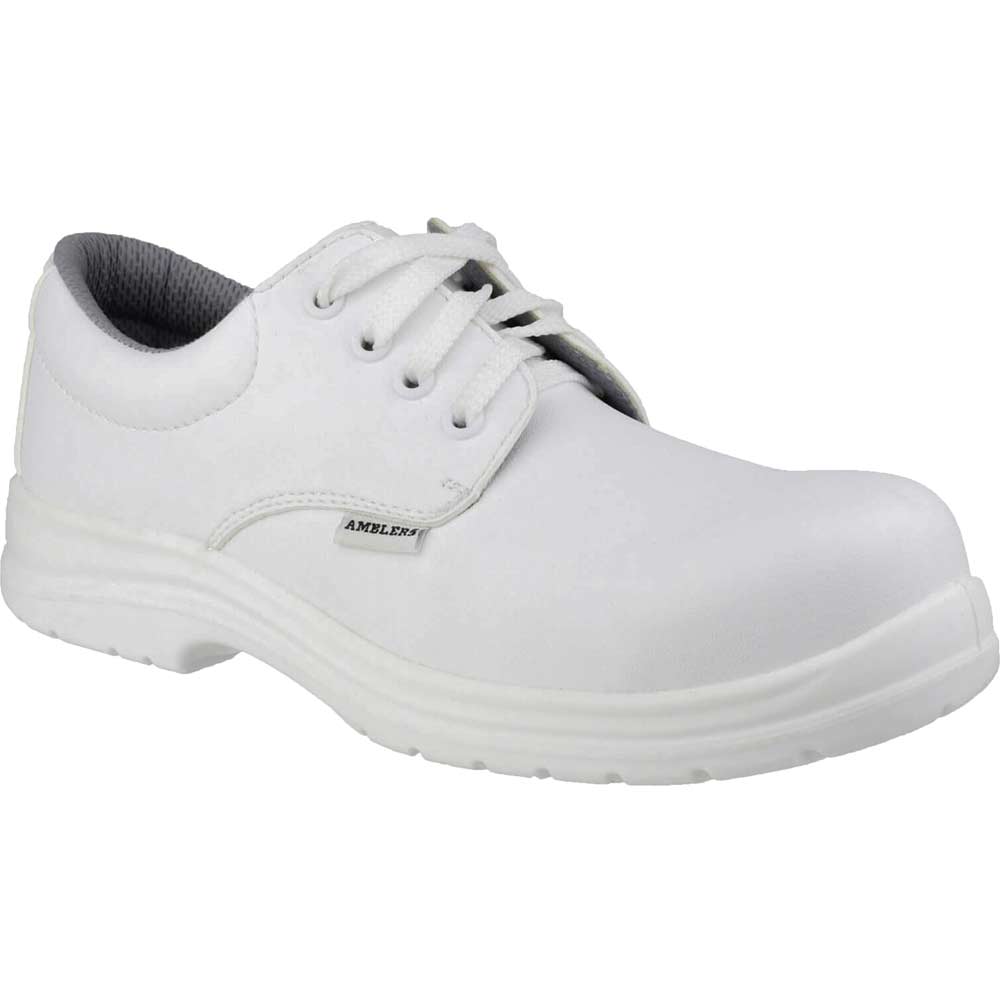 Photo of Amblers Safety Fs511 Metal-free Water-resistant Lace Up Safety Shoe White Size 4