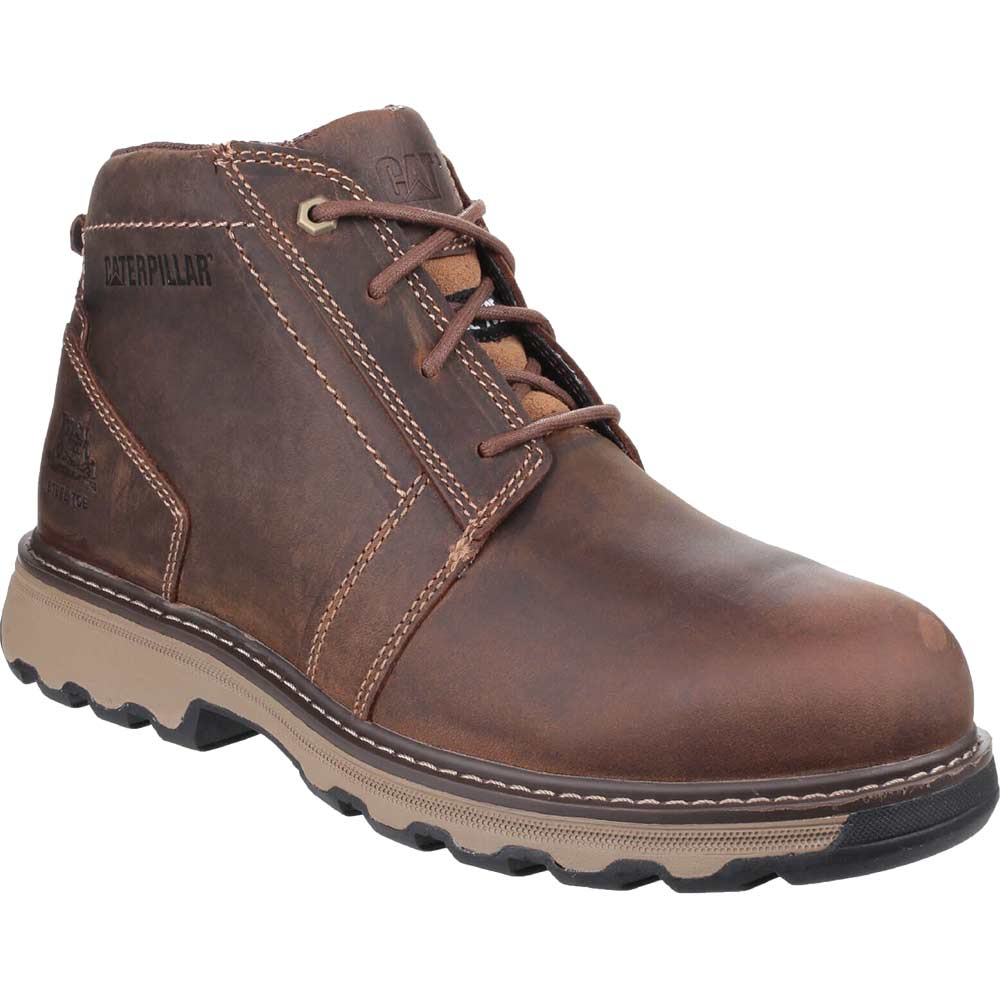 Photo of Caterpillar Mens Parker Safety Boots Beige Size 9