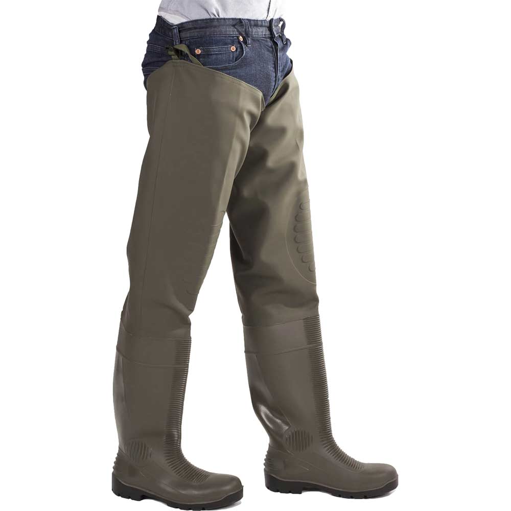Photo of Amblers Safety Forth Thigh Safety Wader Green Size 6