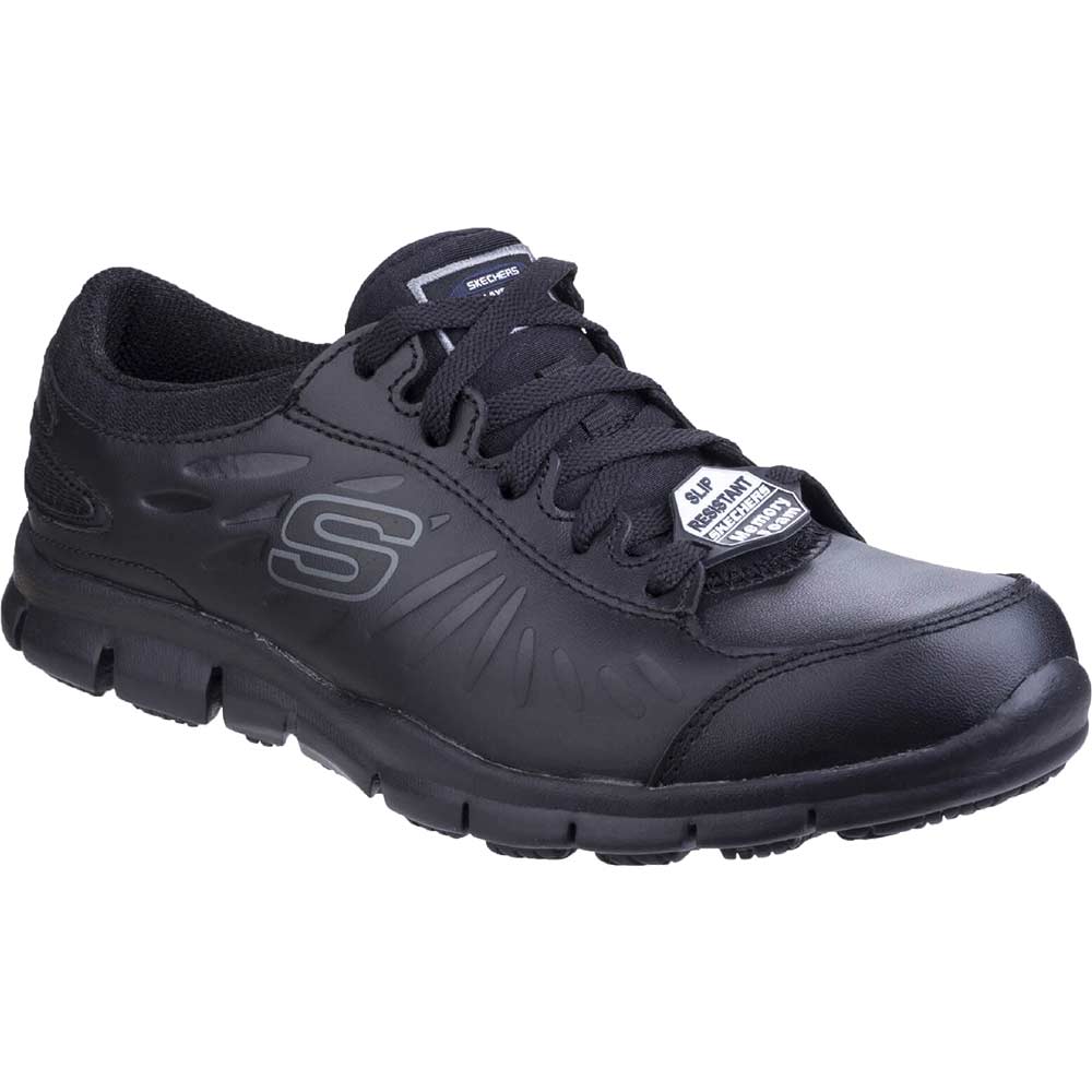 Skechers Eldred Womens Lace Up Work Shoes Work Shoes