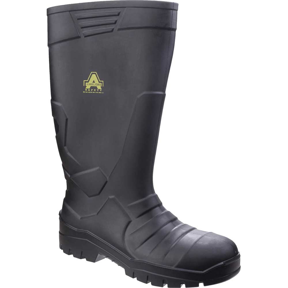 Photo of Amblers Safety As1006 Full Safety Wellington Black Size 12