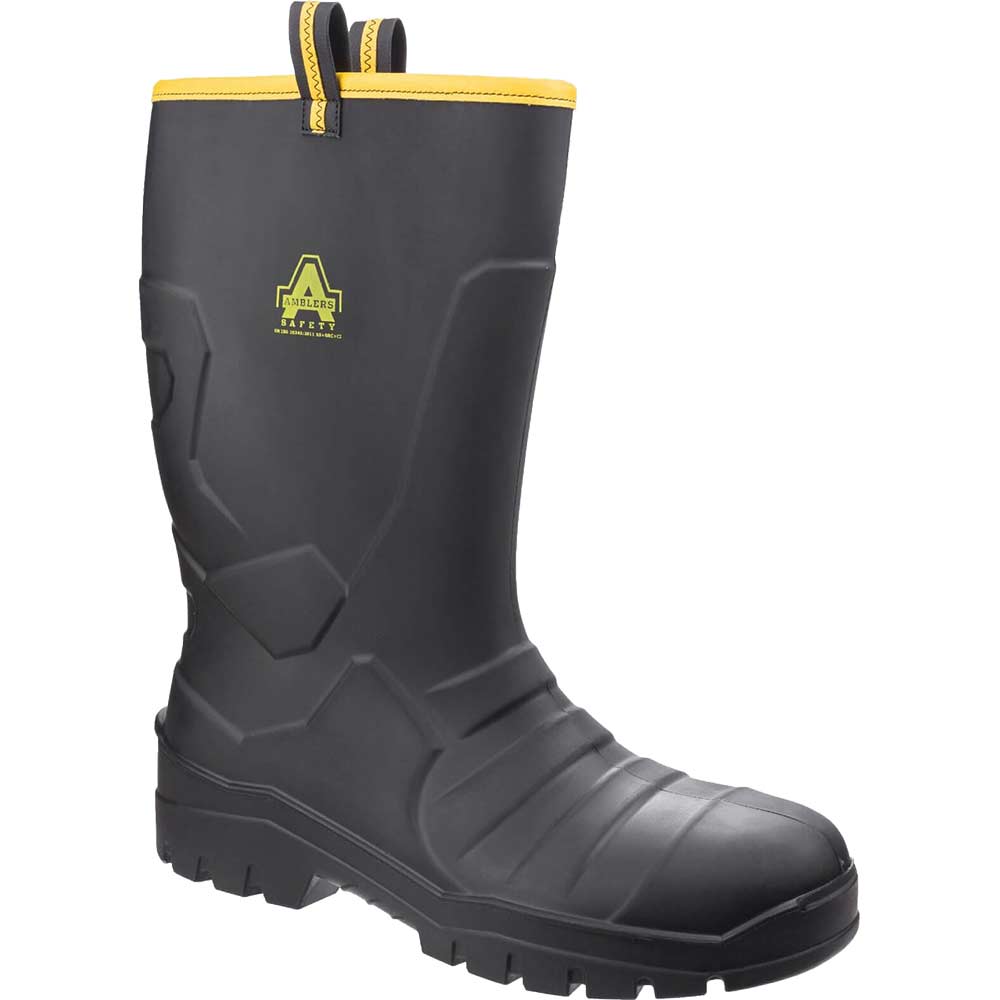 Photo of Amblers Mens Safety As1008 Full Safety Rigger Boots Black Size 3